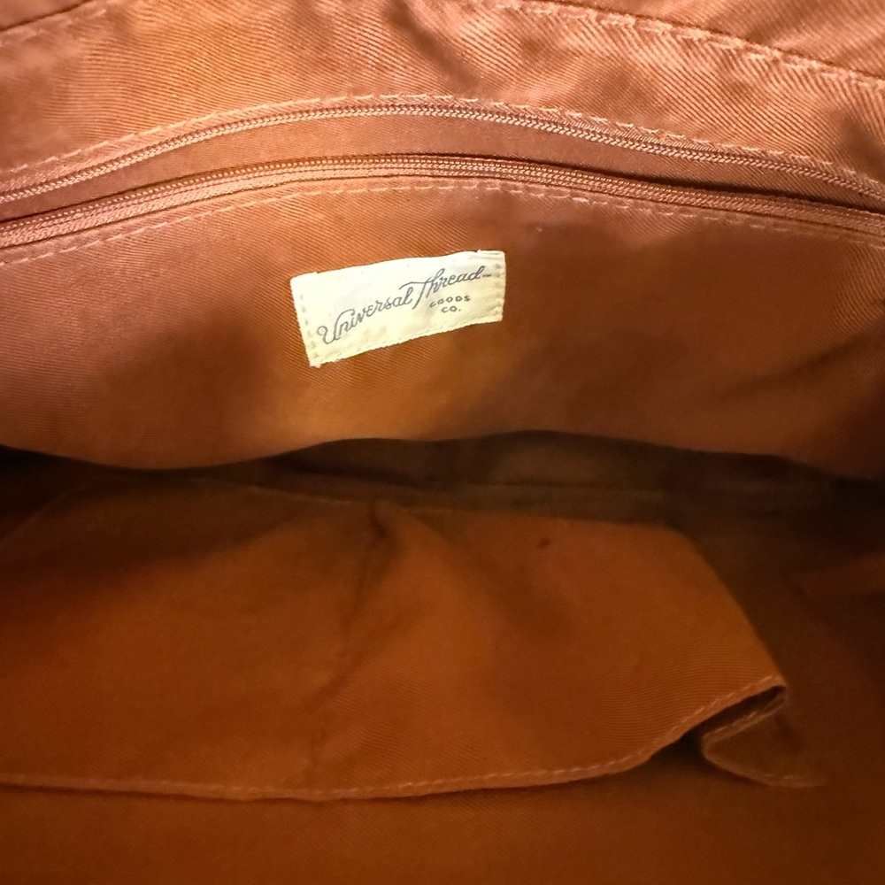 Universal Thread Patchwork Tote - Brown, Blue, Cr… - image 4